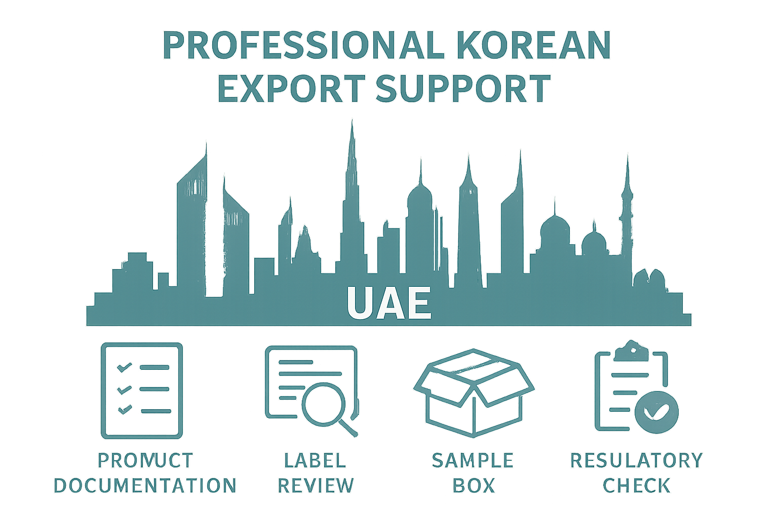 건기식협회 UAE K-건강기능식품 홍보 지원사업, 중동 수출 체크포인트
